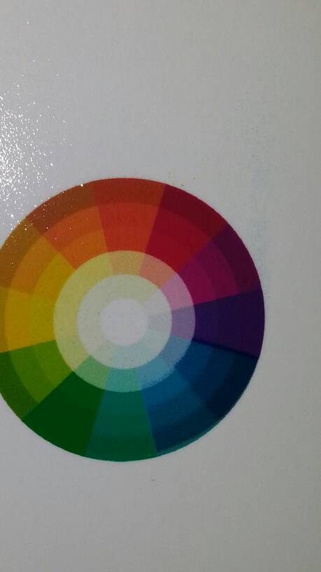 彩色噴墨打印機故障,愛普生t50 打印色環如圖所示,藍色部分明顯有偏移,打歪了一樣,沒有對齊,請