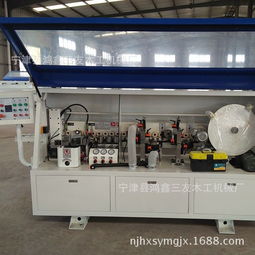 福建出售高端木工設備刮邊斜修半自動封邊機鴻鑫三友